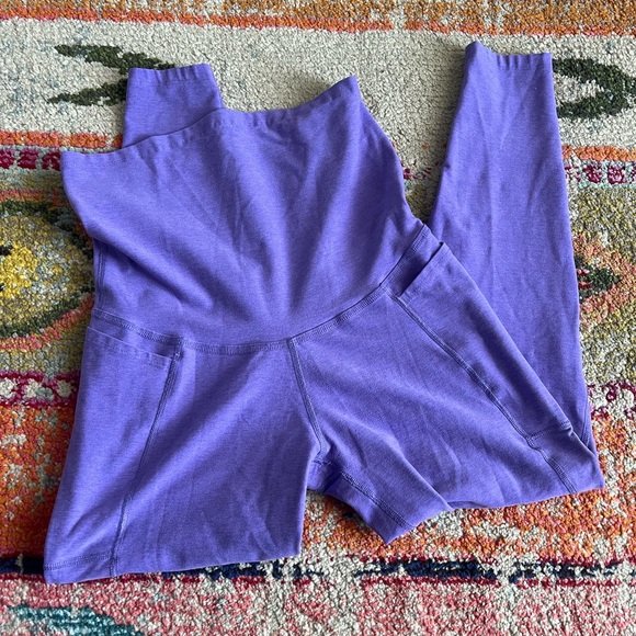 Spacedye Love the Bump Maternity Pocket Midi Legging - Picture 2 of 2